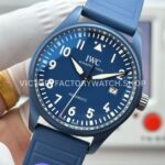 AOF Factory IWC Pilot IW328101 41mm Blue Ceramic Blue Rubber Strap Blue Dial (8) AOF Factory IWC Pilot IW328101 41mm Blue Ceramic Blue Rubber Strap Blue Dial