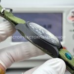 AOF Factory IWC Pilot Mark XVIII IW324712 41mm Black Ceramic Textile Strap Black Dial (5) AOF Factory IWC Pilot Mark XVIII IW324712 41mm Black Ceramic Textile Strap Black Dial