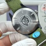 AOF Factory IWC Pilot Mark XVIII IW324712 41mm Black Ceramic Textile Strap Black Dial (8) AOF Factory IWC Pilot Mark XVIII IW324712 41mm Black Ceramic Textile Strap Black Dial