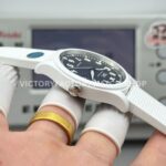 AOF Factory IWC Pilot Top Gun Lake Tahoe IW328104 41mm White Ceramic Textile Strap Black Dial (5) AOF Factory IWC Pilot Top Gun Lake Tahoe IW328104 41mm White Ceramic Textile Strap Black Dial
