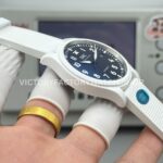 AOF Factory IWC Pilot Top Gun Lake Tahoe IW328104 41mm White Ceramic Textile Strap Black Dial (6) AOF Factory IWC Pilot Top Gun Lake Tahoe IW328104 41mm White Ceramic Textile Strap Black Dial
