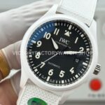AOF Factory IWC Pilot Top Gun Lake Tahoe IW328104 41mm White Ceramic Textile Strap Black Dial (8) AOF Factory IWC Pilot Top Gun Lake Tahoe IW328104 41mm White Ceramic Textile Strap Black Dial