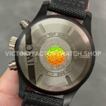 APS Factory IWC Pilot Chronograph Top Gun IW389001 44mm Ceramic Textile Strap Arabic Numerals Black Dial (1) APS Factory IWC Pilot Chronograph Top Gun IW389001 44mm Ceramic Textile Strap Arabic Numerals Black Dial