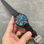 APS Factory IWC Pilot Chronograph Top Gun IW389001 44mm Ceramic Textile Strap Arabic Numerals Black Dial (5) APS Factory IWC Pilot Chronograph Top Gun IW389001 44mm Ceramic Textile Strap Arabic Numerals Black Dial