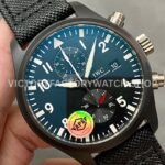 APS Factory IWC Pilot Chronograph Top Gun IW389001 44mm Ceramic Textile Strap Arabic Numerals Black Dial (6) APS Factory IWC Pilot Chronograph Top Gun IW389001 44mm Ceramic Textile Strap Arabic Numerals Black Dial