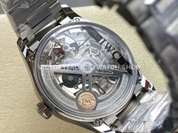 APS Factory IWC Portuguese IW500704 42mm Full Steel Silver Dial (13) APS Factory IWC Portuguese IW500704 42mm Full Steel Silver Dial