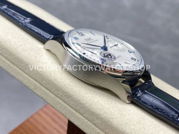 APS Factory IWC Portuguese IW501702 42mm Steel Leather Strap Blue Arabic numerals Silver Dial (7) APS Factory IWC Portuguese IW501702 42mm Steel Leather Strap Blue Arabic numerals Silver Dial