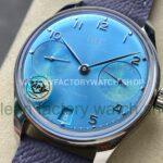 APS Factory IWC Portuguese IW501708 Calf Skin Strap White Gold Ice Blue Dial (6) APS Factory IWC Portuguese IW501708 42mm Calf Skin Strap White Gold Ice Blue Dial