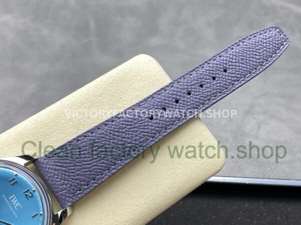 APS Factory IWC Portuguese IW501708 Calf Skin Strap White Gold Ice Blue Dial (7) APS Factory IWC Portuguese IW501708 42mm Calf Skin Strap White Gold Ice Blue Dial