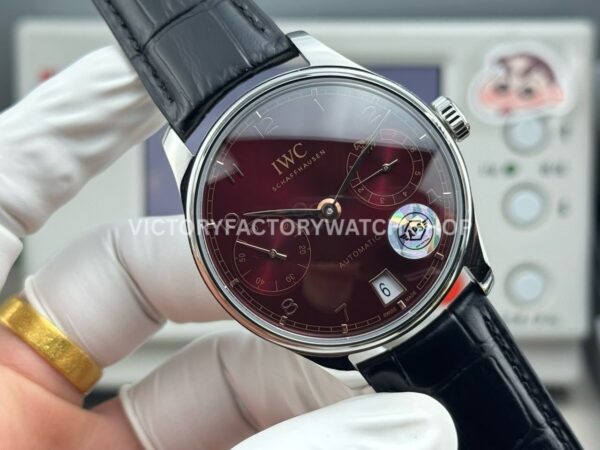 APS Factory IWC Portuguese IW501709 42.3mm Black Leather Strap Red Dial (5) APS Factory IWC Portuguese IW501709 42.3mm Black Leather Strap Red Dial