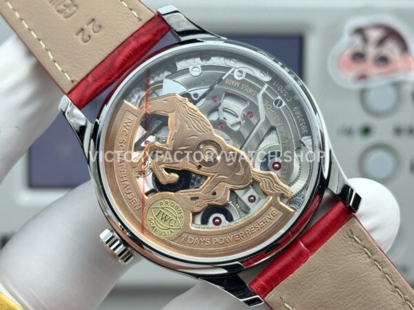 APS Factory IWC Portuguese IW501709 42.3mm Red Leather Strap Red Dial (10) APS Factory IWC Portuguese IW501709 42.3mm Red Leather Strap Red Dial