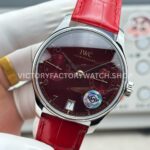 APS Factory IWC Portuguese IW501709 42.3mm Red Leather Strap Red Dial (9) APS Factory IWC Portuguese IW501709 42.3mm Red Leather Strap Red Dial