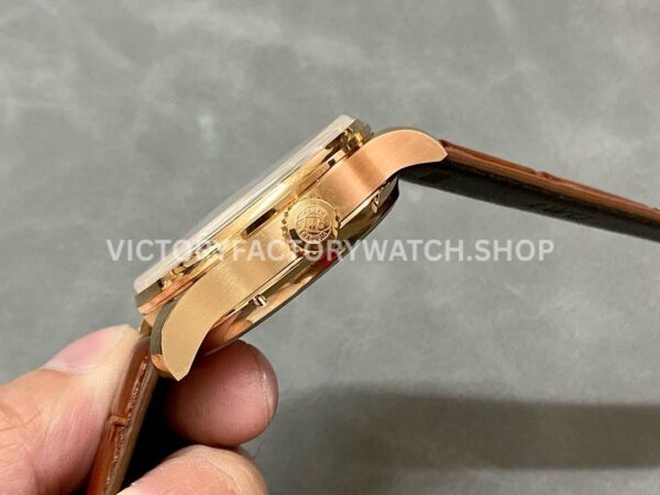 APS Factory IWC Portuguese Perpetual Calendar IW502302 44mm Rose Gold Leather Strap Arabic Numeral APS Factory IWC Portuguese Perpetual Calendar IW502302 44mm Rose Gold Leather Strap Arabic Numerals Silver Dial