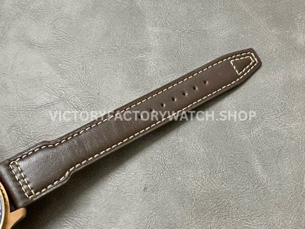 AZ Factory IWC Big Pilot IW500909 46mm Rose Gold Leather Strap Blue Arabic numerals Dial (2) AZ Factory IWC Big Pilot IW500909 46mm Rose Gold Leather Strap Blue Arabic numerals Dial