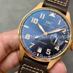 AZ Factory IWC Big Pilot IW500909 46mm Rose Gold Leather Strap Blue Arabic numerals Dial (5) AZ Factory IWC Big Pilot IW500909 46mm Rose Gold Leather Strap Blue Arabic numerals Dial