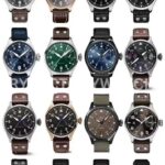 AZ Factory IWC Big Pilot IW501015 AZ Factory IWC Big Pilot IW501015 Steel Leather Strap Arabic Numerals Green Dial