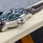 AZ Factory IWC Big Pilot IW501015 Steel Leather Strap Arabic Numerals Green Dial (2) AZ Factory IWC Big Pilot IW501015 Steel Leather Strap Arabic Numerals Green Dial