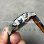 AZ Factory IWC Pilot Chronograph IW37714 41mm Leather Strap Arabic Numerals Blue Dial (4) AZ Factory IWC Pilot Chronograph IW37714 41mm Leather Strap Arabic Numerals Blue Dial