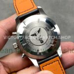 AZ Factory IWC Pilot Chronograph IW37714 41mm Leather Strap Arabic Numerals Blue Dial (8) AZ Factory IWC Pilot Chronograph IW37714 41mm Leather Strap Arabic Numerals Blue Dial