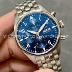 AZ Factory IWC Pilot Chronograph IW388102 41mm Full Steel Arabic Numerals Blue Dial (3) AZ Factory IWC Pilot Chronograph IW388102 41mm Full Steel Arabic Numerals Blue Dial
