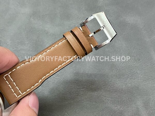 AZ Factory IWC Pilot Chronograph IW388103 41mm Leather Strap Arabic Numerals Green Dial (2) AZ Factory IWC Pilot Chronograph IW388103 41mm Leather Strap Arabic Numerals Green Dial