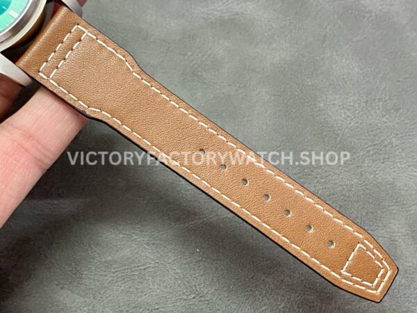 AZ Factory IWC Pilot Chronograph IW388103 41mm Leather Strap Arabic Numerals Green Dial (6) AZ Factory IWC Pilot Chronograph IW388103 41mm Leather Strap Arabic Numerals Green Dial