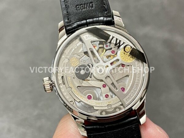 AZ Factory IWC Portuguese Automatic IW500704 42.3mm Steel Leather Strap Arabic numerals White Dial (8) AZ Factory IWC Portuguese Automatic IW500704 42.3mm Steel Leather Strap Arabic numerals White Dial