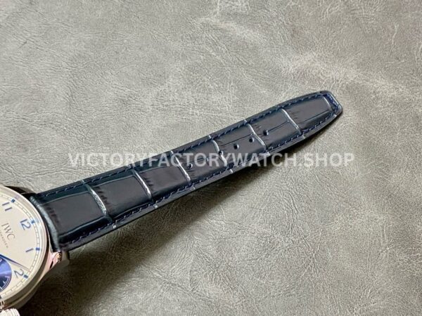 AZ Factory IWC Portuguese Automatic IW500715 42.3mm Steel Leather Strap Blue Eye White Dial (2) AZ Factory IWC Portuguese Automatic IW500715 42.3mm Steel Leather Strap Blue Eye White Dial