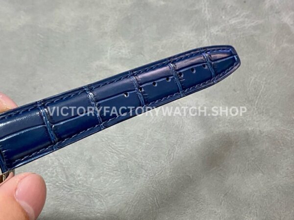 AZ Factory IWC Portuguese Chronograph IW371605 41mm Steel Blue Leather Strap Blue Arabic Numerals White Dial (5) AZ Factory IWC Portuguese Chronograph IW371605 41mm Steel Blue Leather Strap Blue Arabic Numerals White Dial