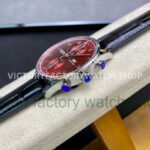 AZ Factory IWC Portuguese Chronograph IW371616 41mm Leather Strap Arabic Numerals Red Dial (7) AZ Factory IWC Portuguese Chronograph IW371616 41mm Leather Strap Arabic Numerals Red Dial