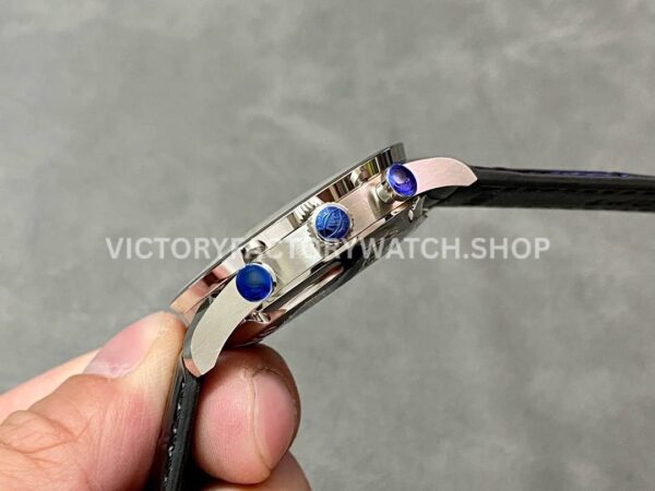 AZ Factory IWC Portuguese Chronograph IW371620 41mm Steel Leather Strap Blue Eye White Dial (5) AZ Factory IWC Portuguese Chronograph IW371620 41mm Steel Leather Strap Blue Eye White Dial
