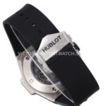 BBF Factory Hublot Big Bang Sang Bleu II 418.NX.1107.RX.MXM19 45mm Titanium Bl (1) BBF Factory Hublot Big Bang Sang Bleu II 418.NX.1107.RX.MXM19 45mm Titanium Black Rubber Strap Black Skeletonized Dial