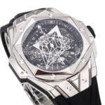 BBF Factory Hublot Big Bang Sang Bleu II 418.NX.1107.RX.MXM19 45mm Titanium Bl ( (4) BBF Factory Hublot Big Bang Sang Bleu II 418.NX.1107.RX.MXM19 45mm Titanium Black Rubber Strap Black Skeletonized Dial