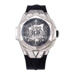 BBF Factory Hublot Big Bang Sang Bleu II 418.NX.1107.RX.MXM19 45mm Titanium Bl ( (5) BBF Factory Hublot Big Bang Sang Bleu II Titanium Black 45mm replica watch