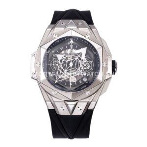 BBF Factory Hublot Big Bang Sang Bleu II 418.NX.1107.RX.MXM19 45mm Titanium Bl ( (5) BBF Factory Hublot Big Bang Sang Bleu II Titanium Black 45mm replica watch
