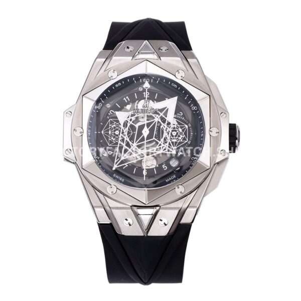 BBF Factory Hublot Big Bang Sang Bleu II 418.NX.1107.RX.MXM19 45mm Titanium Bl ( (5) BBF Factory Hublot Big Bang Sang Bleu II Titanium Black 45mm replica watch