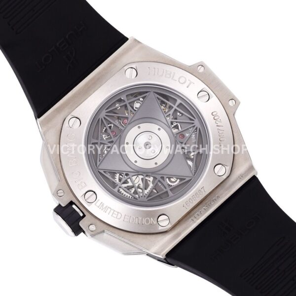 BBF Factory Hublot Big Bang Sang Bleu II 418.NX.2001.RX.MXM20 45mm Titanium Wh ( BBF Factory Hublot Big Bang Sang Bleu II 418.NX.2001.RX.MXM20 45mm Titanium White Rubber Strap White Skeletonized Dial