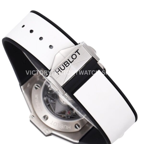 BBF Factory Hublot Big Bang Sang Bleu II 418.NX.2001.RX.MXM20 45mm Titanium Wh ( (5) BBF Factory Hublot Big Bang Sang Bleu II 418.NX.2001.RX.MXM20 45mm Titanium White Rubber Strap White Skeletonized Dial