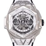 BBF Factory Hublot Big Bang Sang Bleu II 418.NX.2001.RX.MXM20 45mm Titanium Wh ( (9) BBF Factory Hublot Big Bang Sang Bleu II 418.NX.2001.RX.MXM20 45mm Titanium White Rubber Strap White Skeletonized Dial