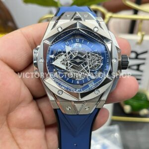 BBF Factory Hublot Big Bang Sang Bleu II 418.NX.5107.RX.MXM20 45mm Titanium Blue ( BBF Factory Hublot Big Bang Sang Bleu II Titanium Blue 45mm replica watch