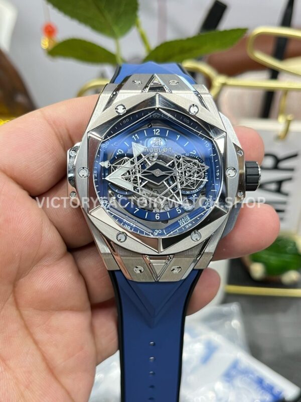 BBF Factory Hublot Big Bang Sang Bleu II 418.NX.5107.RX.MXM20 45mm Titanium Blue ( BBF Factory Hublot Big Bang Sang Bleu II Titanium Blue 45mm replica watch