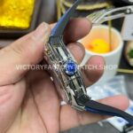 BBF Factory Hublot Big Bang Sang Bleu II 418.NX.5107.RX.MXM20 45mm Titanium Blue ( (5) BBF Factory Hublot Big Bang Sang Bleu II 418.NX.5107.RX.MXM20 45mm Titanium Blue Rubber Strap Blue Skeletonized Dial