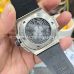 BBF Factory Hublot Big Bang Sang Bleu II 418.NX.5107.RX.MXM20 45mm Titanium Blue ( (8) BBF Factory Hublot Big Bang Sang Bleu II 418.NX.5107.RX.MXM20 45mm Titanium Blue Rubber Strap Blue Skeletonized Dial