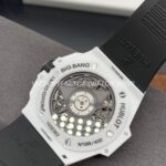 BBF Factory Hublot Big Bang Sang Bleu II 45mm 418.HX.2001.RX.MXM2 White Ce (6) BBF Factory Hublot Big Bang Sang Bleu II 418.HX.2001.RX.MXM2 45mm White Ceramics White Rubber Strap