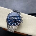 BLS Factory IWC Pilot Chronograph IW388102 41mm Arabic Numerals Blue Dial (10) BLS Factory IWC Pilot Chronograph IW388102 41mm Arabic Numerals Blue Dial