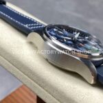 BLS Factory IWC Pilot Chronograph IW388102 41mm Leather Strap Blue Dial (4) BLS Factory IWC Pilot Chronograph IW388102 41mm Blue Leather Strap Blue Dial