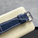 BLS Factory IWC Pilot Chronograph IW388102 41mm Leather Strap Blue Dial (7) BLS Factory IWC Pilot Chronograph IW388102 41mm Blue Leather Strap Blue Dial