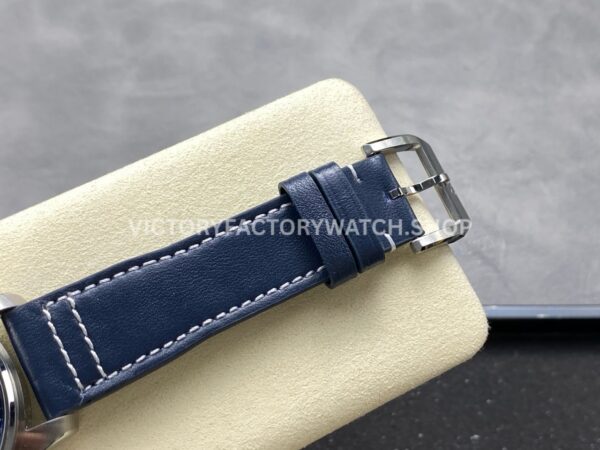 BLS Factory IWC Pilot Chronograph IW388102 41mm Leather Strap Blue Dial (7) BLS Factory IWC Pilot Chronograph IW388102 41mm Blue Leather Strap Blue Dial