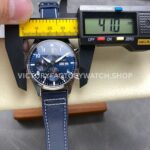 BLS Factory IWC Pilot Chronograph IW388102 41mm Leather Strap Blue Dial (8) BLS Factory IWC Pilot Chronograph IW388102 41mm Blue Leather Strap Blue Dial