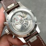 BLS Factory IWC Pilot Chronograph IW388103 41mm Steel Leather Strap Arabic Numerals Green Dial (12) BLS Factory IWC Pilot Chronograph IW388103 41mm Steel Leather Strap Arabic Numerals Green Dial